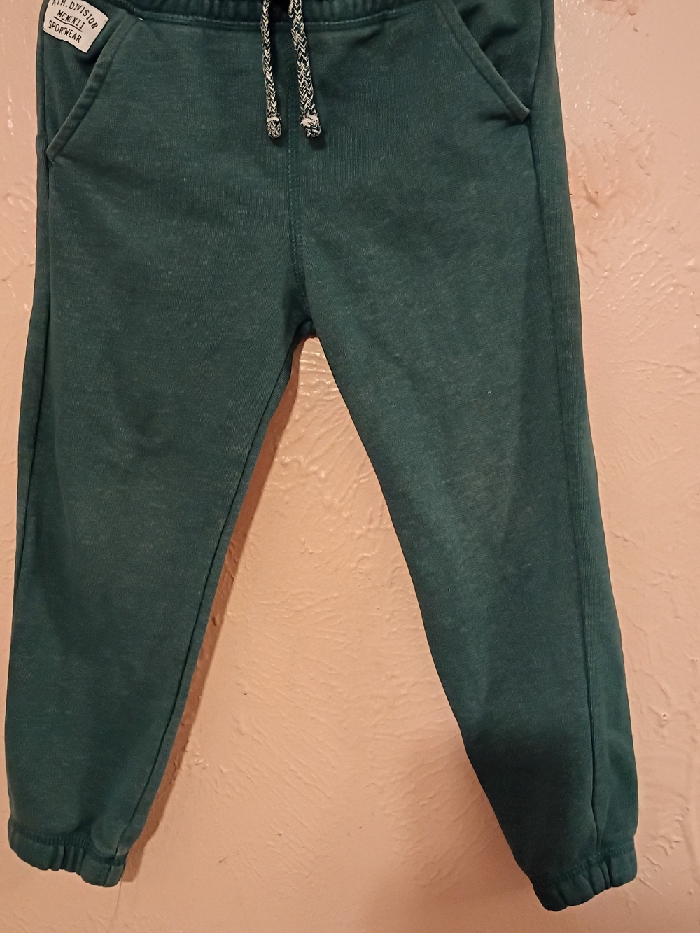 Zara Kids Teal Jogger Sweatpants - Dark Teal